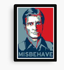 Misbehave Canvas Print