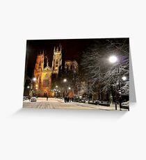 A Magical Evening In York Greeting Card