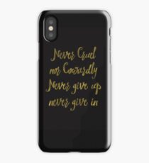 Dr Who - Never cruel iPhone Case