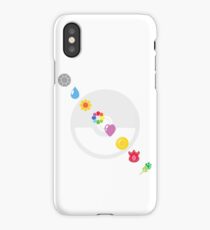 Pokemon Badges iPhone Case