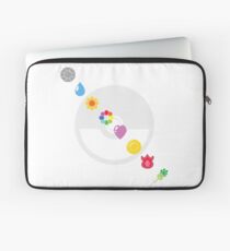Pokemon Badges Laptop Sleeve