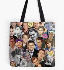 Leonardo DiCaprio Collage Tote Bag