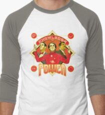 Knowledge is Power Men's Baseball ¾ T-Shirt