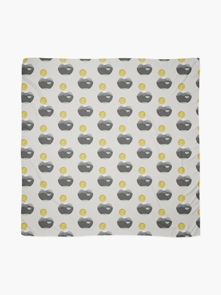Alternate view of Dunes, geometric art Scarf