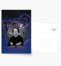 Edgar Allan Poe Gothic Postcards