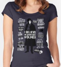 Detective Quotes Women's Fitted Scoop T-Shirt