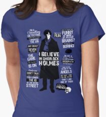 Detective Quotes Women's Fitted T-Shirt