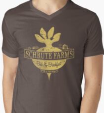 Schrute Farms (Special Mose edition!) Men's V-Neck T-Shirt