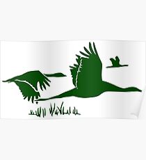 Geese Flight Poster