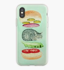 Catsup - Cat Burger Delight! iPhone Case