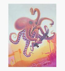The Octopus Skater Photographic Print