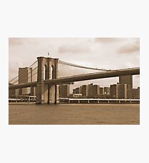 Brooklyn Bridge NYC Photographic Print