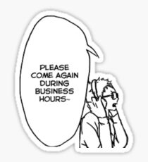 Tsukki - Business Hours Sticker