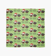 Merry Pugmas Santa & Reindeer Pugs Pattern 2 Scarf