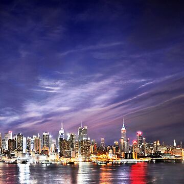 Artwork thumbnail, Manhattan Skyline: NYC by brotherbrain