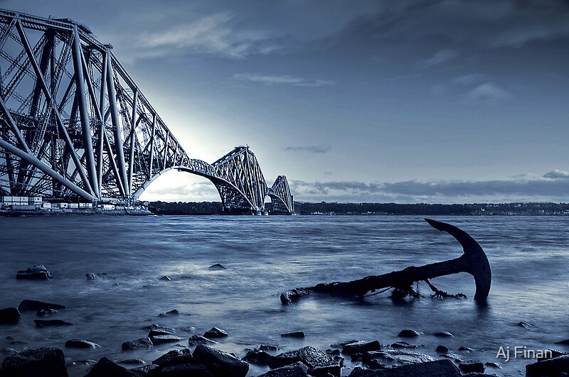 "The Forth Rail Bridge Scotland" by Aj Finan | Redbubble