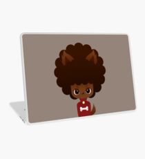 Werwolf Afro Mädchen Laptop Skin