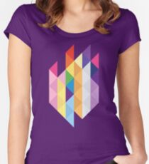 My Little Pony - Mane Six Abstraction I Women's Fitted Scoop T-Shirt