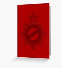 Not My Division - Badge Only Edition Greeting Card