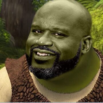 Shrekuille O'neal shrek Shaquille O'neal Digital Art 