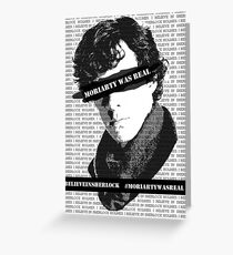 #believeinsherlock Propaganda Greeting Card