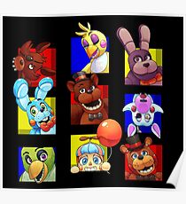 Five Nights at Freddy's Gang Poster