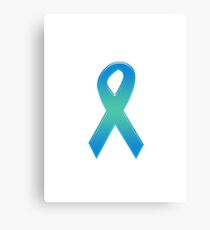 Blue Ribbon Canvas Print