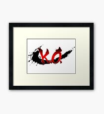 Street Fighter K.O. Framed Print