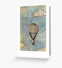 Drifting Slowly Greeting Card