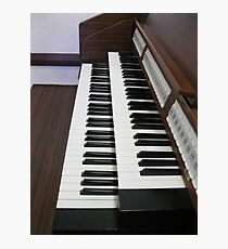 Pulling Out All The Stops - Organ Keyboards and Stops Photographic Print