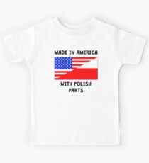 Made In American With Polish Parts Kids Tee