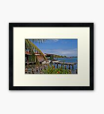 Panama. Bocas del Toro. Colon Island. Framed Print