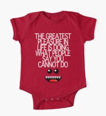 THE GREATEST PLEASURE One Piece - Short Sleeve