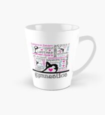 Gymnastics Tri-Color Typography Tall Mug
