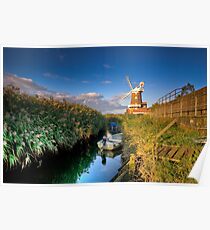 Cley Windmill Poster