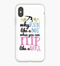 Gymnastics - Flip Like a Girl iPhone Case
