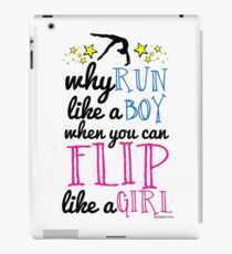 Vinilo o funda para iPad Gimnasia - Flip Like a Girl
