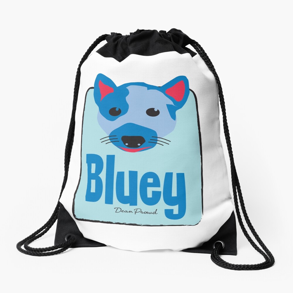 "Bluey" Drawstring Bag by dprowd Redbubble