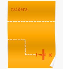 Raiders of the Lost Ark Minimalist Poster Poster