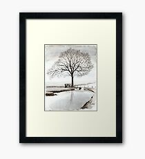 TRANQUIL BEAUTY - AQUAREL Framed Print