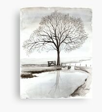 TRANQUIL BEAUTY - AQUAREL Metal Print