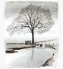 TRANQUIL BEAUTY - AQUAREL Poster