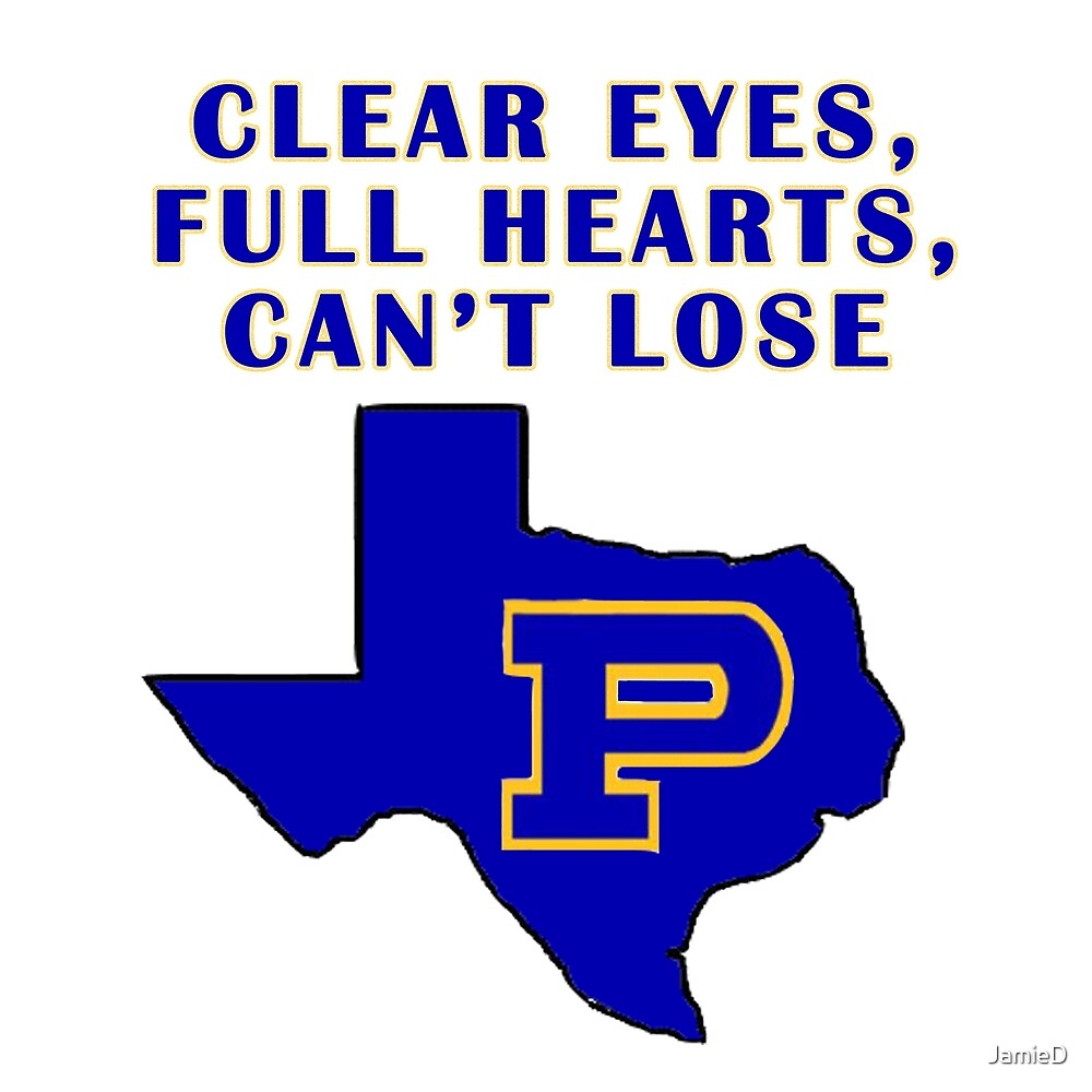 "Clear Eyes, Full Hearts, Can't Lose" by JamieD Redbubble