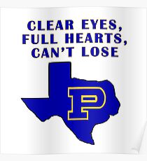 Clear Eyes, Full Hearts, Can't Lose Poster