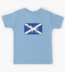 Unicorn, Scotland's National Animal Kids Tee