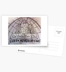 God, Country, Notre Dame Postcards