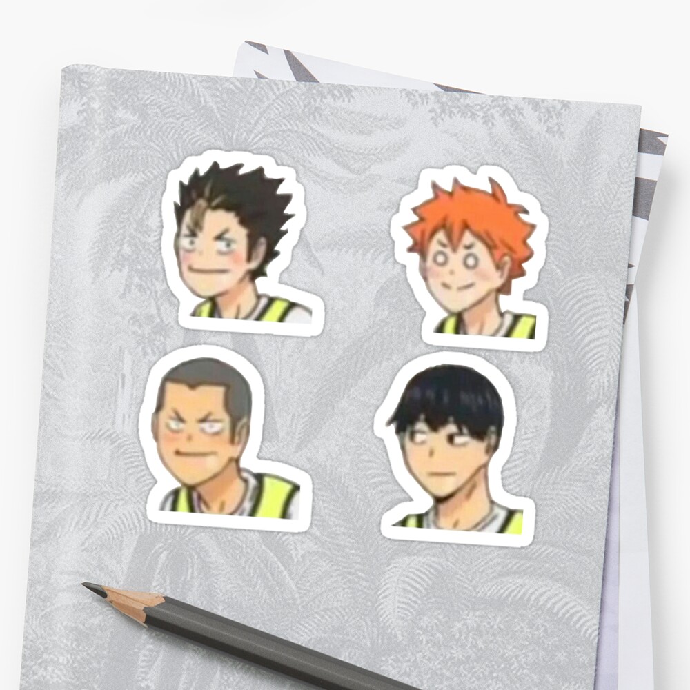 "Haikyuu! Meme" Sticker by glyydequintos | Redbubble