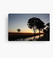 The Day Ends Here. Canvas Print