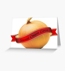 Sweet Onion Love Greeting Card