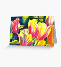 Tulip Parade Greeting Card